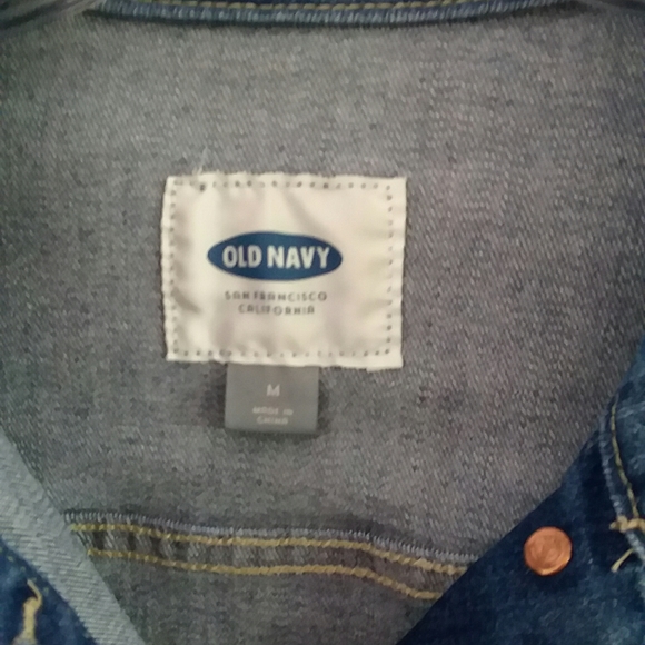 OLD NAVY Women’s Long Sleeve Denim Jean Jacket M - Picture 8 of 8